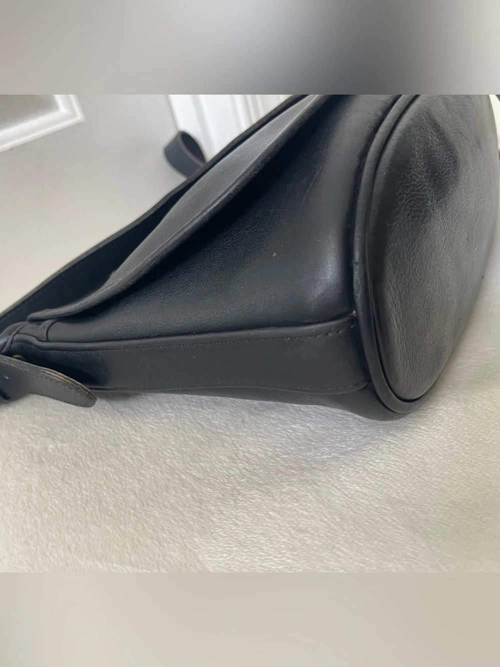 Coach Soho Fletcher Vintage Black Leather Bag